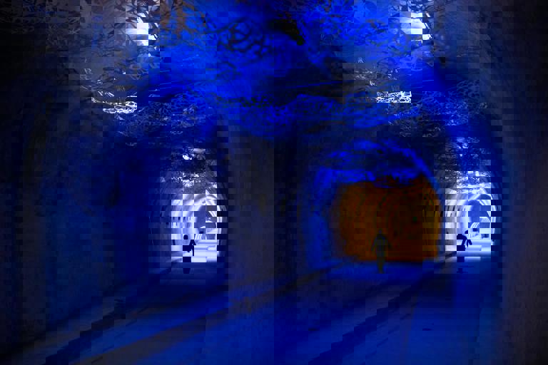 Underground Art Installations Illuminate Forgotten City Tunnels